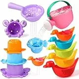 Badewannenspielzeug Badespielzeug Baby ab 1 2 3 4 Jahr Wasserspielzeug Badewannen Spielzeug Kinder Pool Spielzeug Planschbecken Baby Spielzeug ab 1 2 3 Jahr 10 Stück Badespielzeug ( Zufällige Farben )