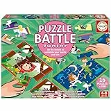 Educa - Puzzle-Kampfgeschichten. Eine authentische Schlacht der Stücke | Seien Sie der Erste, der Ihr Puzzle vervollständigt, um der Gewinner zu Werden. Ab 4 Jahren (20117)