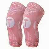 Teylam Kniebandage für Männer/Damen 2er set, Medizinisches knieschoner für Meniskusriss, Arthritis, ACL, Kompression bandage knie für Basketball, Volleyball, Yoga, Laufen, Rechts & links Bein tragbar