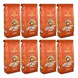 Dallmayr Crema d'Oro Intensa Kaffee, Bohnenkaffee, Röstkaffee, ganze Bohnen, Kaffeebohnen, 8 x 1000 g