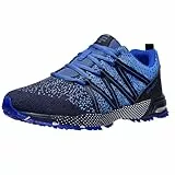 ASHION Sneaker Herren Sportschuhe Laufschuhe Turnschuhe Leichtgewichts Atmungsaktiv Freizeit Straßenlaufschuhe, Blau,41 EU