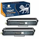 ColorKing Kompatibel Brother TN-243BK TN-247BK TN-243CMYK Toner Brother MFC L3750CDW Schwarz Brother MFC-L3770CDW Brother DCP-L3550CDW Toner Schwarz HL-L3210CW HL-L3230CDW DCP-L3510CDW (2 Schwarz)