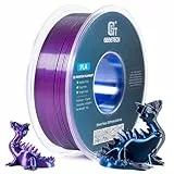 GEEETECH Tricolor Silk PLA Filament 1,75mm, 3D Drucker Filament 1KG/Spule, Silk Blau Lila Schwarz