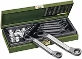 Proxxon 23231 Speeder-Ratschenschlüsselsatz 6-teilig, 6 x 7 bis 17 x 19 mm