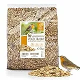 wildtier herz I Vogeltraum Schalenlos - Premium Vogelfutter, Wildvogelfutter Schalenfrei, Ganzjahresfutter mit Sonnenblumenkerne, Vogel Streufutter (5kg)