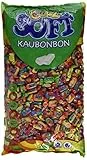 Cool Soft Kaubonbons | ca. 535 weiche Bonbons mit Erdbeer-, Orangen-, Apfel-, Kirsch-, Zitronen- oder Pfirsichgeschmack | vegan und glutenfrei | im Beutel, 1er Pack (1 x 3 kg)