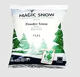 Künstlicher Schnee, dekorativ, Schaufenster und Weihnachtsdorf, Kunstschnee, biologisch abbaubar, für Dekoration, 3 l