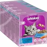 Whiskas Adult 1+ Trockenfutter Thunfisch, 5x800g (5 Packungen) - Katzentrockenfutter für erwachsene Katzen - unterschiedliche Produktverpackungen erhältlich