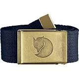 Fjällräven Canvas Brass 4 Cm Gürtel, Blau (Dark Navy 555), 120|#692 (Einheitsgröße)