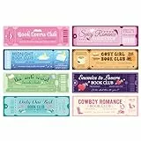 JSRQT Papier Lesezeichen Set 8 Stück Ticket Ästhetische Buchmarker Niedliche Book Clubs Mark Klassische Paper Bookmarks for Reading für Buchliebhaber Mädchen Personalisiert Lesen Von Büchern