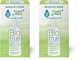 Bausch + Lomb Biotrue All-in-One Kontaktlinsenreiniger und Aufbewahrungslösung für weiche Kontaktlinsen Reise-Set, Flight Pack, 100 ml (Packung mit 2)