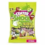 Center Shock Sour Mix, Packung mit 21 extra-sauren Kaugummis, verschiedenen Sorten mit Cola- & Frucht-Geschmack, geeignet für Geburtstag & Weihnachten, 84g