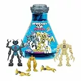 MrBeast Lab Hybrids Mehrfachpackung, Verschiedene Hybrid-Teile und 2 Actionfiguren zum Kombinieren, mit Teilen des Golden Panther Dragon, zahlreiche Kombinationen, über 30 Monster zum Sammeln