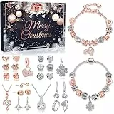 iZoeL Adventskalender Schmuck 2025 Frauen Teenager Mädchen Schmuckkalender Adventskalender Schmuck Weihnachtskalender 24 tolle Damen Schmuckkalender wie Halskette Ringe Ohrringe Armband DIY