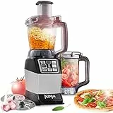 Ninja Küchenmaschine [BL490UK2] Auto-iQ, 1200 W, Schwarz und Silber