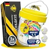 SilverRack Wespenfalle 3er Set - Wespenfalle für draußen - Wespen vertreiben - Mittel gegen Wespen - Wespenabwehr