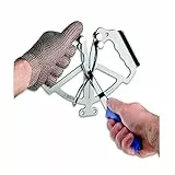 F. DICK Messerschärfer, Messerschleifer zum Durchziehen I spezielle Schärfstäbe, immer perfekter Winkel, Edelstahl gehärtet, manuelles einfaches Schärfen) Silver Steel HYPERDRILL 90086000