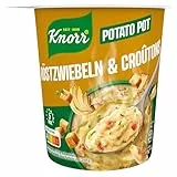 Knorr Taste the World Kartoffel Snack Röstzwiebeln & Croûtons leckeres Kartoffelgericht fertig in nur 5 Minuten 48 g 1 Portion
