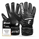 Reusch Attrakt Solid Junior Torwarthandschuhe|Für Kinder 5–16 Jahre|Stabiler Grip mit Solid Latex|Bequemer Sitz und Rundumbandage|Atmungsaktiv und robust|Für Training und Spiel