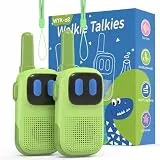Walkie Talkie Kinder ab 3 4 5 6 7 8 Jahre, Kearui Funkgerät Kinder Leichtgewichtig 2 Kanäle Spielzeug 3-12 Jahren für Kinder Outdoor Wandern & Camping (Grün)