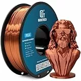 GEEETECH PLA Filament 1.75mm Silk Copper, 3D Drucker Filament PLA 1kg Spool, Silk Filament mit Seidige Druckoberfläche, Maßgenauigkeit +/-0.02 mm