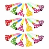 BESPORTBLE 40stücke Bunte Party-blashörner Für Junge Mädchen Geburtstags-krachmacher Spielzeug-musikhupe Blaspfeifen Krachmacher-spielzeug