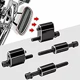 KEMIMOTO 3,8 cm Driver Floorboard Extensions Floorboard Extenders Spacer für 2009–2024 2025 Touring Street Glide Road King Road Glide 2009–2013 FL Trikes enthalten Schrauben und Abstandshalter