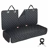 ANOSOSPECIAL Wasserdicht Kindersitzunterlage-Hundedecke Rückbank ISOFIX,Autoschondecke Hund Rücksitz,Kratzfest -Auto Universelle Fit LKWs PKWs SUVs