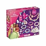 Lansay -Cutie STIX - Disney Princess Set - Armband-Kreationsset - Perlen mit weichen Stäbchen kreieren - Schmuck ausschneiden und Personalisieren - Kreatives Gestalten - Ab 6 J.