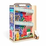 Melissa & Doug - GO Tots Trubel im Stadthaus - Kugelbahn aus Holz mit 3 Ebenen, Lernspielzeug für Säuglinge, ab 12 Monaten