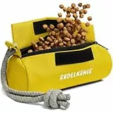 Rudelkönig Futterbeutel Hund - Apportierbeutel für Hundetraining - Robuster Futterdummy für Leckerlies - Futterbeutel Hundetraining