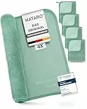 NATARO® 4 Stück Fast Dry it. Premium Trockentuch für Duschkabine, Auto, Haushalt, Camping – DAS ORIGINAL – extra saugfähiges Microfasertuch, fusselfrei, kratzfrei Shiny Wipes Tücher 40x50cm