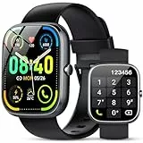 taopodo Smartwatch Herren Damen, 1,91' HD Touch Smart Watch mit Telefonfunktion, 115+Sportmodi Sportuhr, IP68 Fitness Tracker mit Herzfrequenz SpO2 Schlafmonitor Schrittzähler für Android iOS