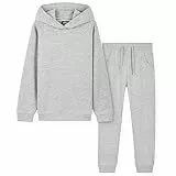 CityComfort Trainingsanzug für Jungen und Mädchen, Jogginganzug, Sportanzug, Hoodie und Hose Set Für Kinder 3-14 Jahre, Geschenke (Grau, 3-4 Jahre)