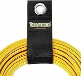 Trilancer Kabel Organizer Kabelriemen, Hochleistungs-Aufbewahrungsgurte, Verstellbare Kabelhalter Kabelbinder für Verlängerungskabel, Schläuche, Seile, Keller, Werkstatt, Wohnmobil(6* L, 33cm)