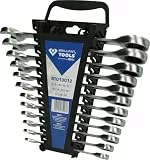 BRILLIANT TOOLS BT013012 Ratschenringschlüssel, 12-tlg [Powered by KS TOOLS]