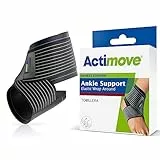 Actimove - Sports Edition – Elastische Knöchelbandage, Schwarz, Größe L