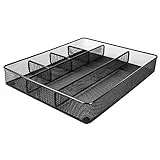Amazon Basics Mesh Drawer Organizer, Schwarz