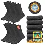 SOXCO Thermosocken für Herren und Damen - Warme Wintersocken, 6er Pack