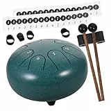 Vaguelly Zungentrommel Aus Stahl Stahl Hand Pan Trommel Percussion Instrument Für Musikunterricht Yoga-meditation