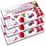 3 er Pack Ferrero Yogurette Panna Cotta Rote Früchte 3 x 100g (3 x 8 Riegel)
