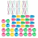 Fockety Gewindespulen-Huggers, Bobbin Thread Buddies-Spulenhalter, Spulenklemme, Kunststoffklemmen Spulenhalterklemmen, zur Aufbewahrung von Nähmaschinenspulen