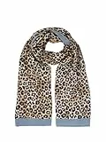 TOM TAILOR Denim Damen 1047911 Schal, 38384-Leo Print, One Size
