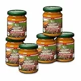 biozentrale Brotaufstrich Tomate Kidneybohne | 6 x 125 g | vegan, glutenfrei & laktosefrei | mit 28% Kidneybohnen | cremig aromatisch | lecker auf Brot oder zum Verfeinern von Gerichten