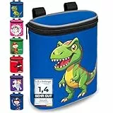 GRINSEZWERGE Kinder Lenkertasche mit Deckel | Laufrad Lenkertasche | Fahrrad Lenker Tasche | Fahrradkorb Fahrradtasche Laufradtasche Lenkerkorb | Zubehör Kinderfahrrad