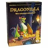 HABA Dragonella – Drachenspiel & Schatzjagd für Familien – Spannendes Sammelkartenspiel mit Tempo & Taktik für 2-5 Spieler ab 5 Jahren – 201144700