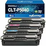 MYCARTRIDGE Ersatz für Samsung CLT-P504C K504S Toner für Samsung Xpress C1860FW C1810W CLX-4195FN CLX-4195FW CLX-4195N CLP-415N CLP-415NW (Schwarz, Cyan, Magenta, Gelb)
