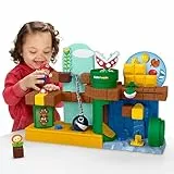 Fisher-Price Little People My Mario Abenteuer-Spielset für Kleinkinder, mit Musik, Geräuschen und Figuren für Kindergartenkinder ab 18 Monaten, JHG61