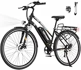 HITWAY 28' E Bike, Elektrofahrrad Trekkingrad E-Bike Herren Damen mit 36V 468Wh Akku,50-100km Reichweite, 250W Motor, E-Fahrrad mit 7-Gang-Getriebe, Pedelec Citybike EBike für Erwachsene