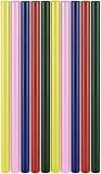 goobay Heißklebepistole Farb-Sticks 11x200 mm, 10 Stk, 5 Farben, Klebesticks für Standard-Klebepistolen, Heißklebesticks, schnelltrocknend, für Modellbau, Bastel- und DIY-Projekte - 78856